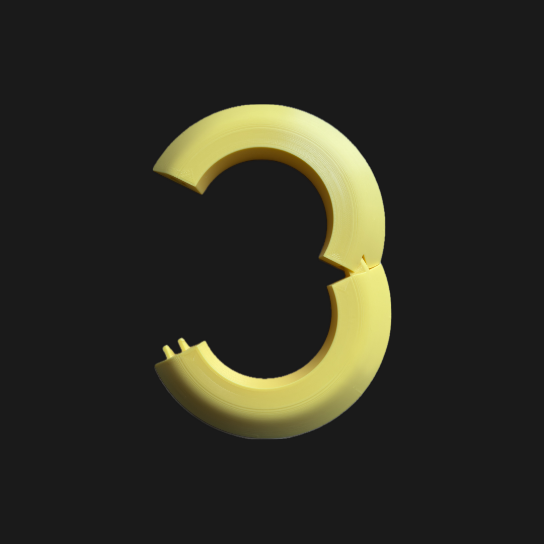 Pipe Gap Stop Collar 100 – 3D Printed Safety Collar | Layerbuilt®