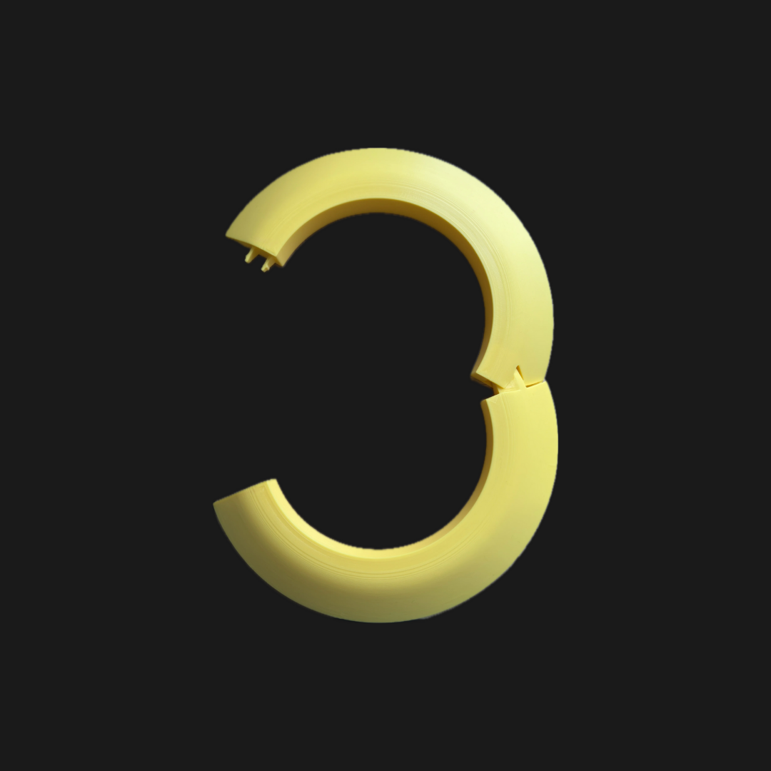 Pipe Gap Stop Collar 150 – 3D Printed Safety Collar | Layerbuilt®